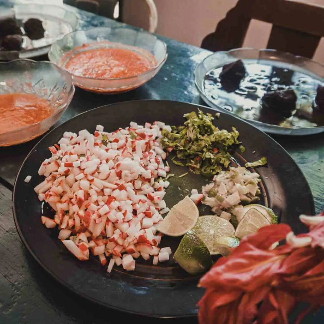 Frijol con puerco, platillo yucateco. 