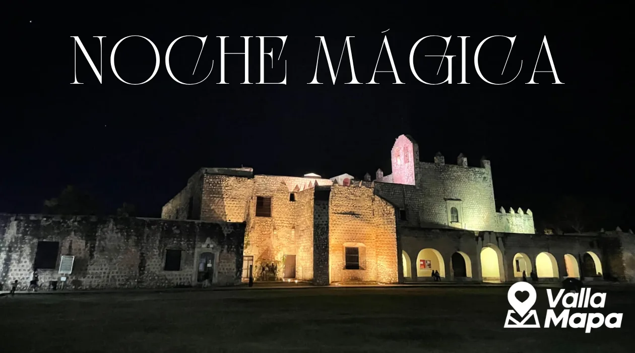 Noche en Valladolid con el Convento de San Bernardino iluminado