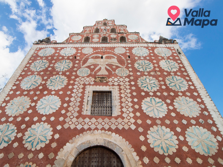 La hermosa iglesia de Uayma.