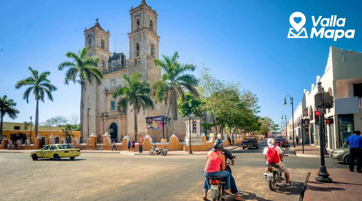 Valladolid en enero con clima agradable para caminar por calles coloniales