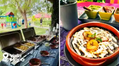 Desayuno en Valladolid Yucatán con café, fruta y cocina local